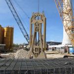 KH400 Mechanical Diaphragm Wall Grab Weight 9 - 11.5t With Crawler Crane