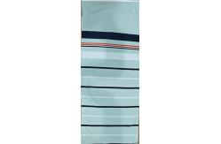 China Wear-Resistant Anti-Wrinkle And Refreshing Striped Material Fabric For Polo Shirt supplier
