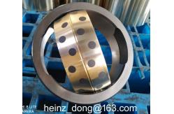 China Self Lubrication Articulated Spherical Plain Bearing With Graphite Plugs supplier