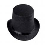 Classic Hard Top Hat , 100% Pure Wool Steampunk Top Hat Plain Dyed Pattern for sale