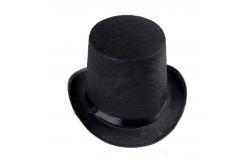 China Classic Hard Top Hat , 100% Pure Wool Steampunk Top Hat Plain Dyed Pattern supplier