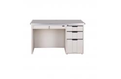 China Metal Top Office Steel Executive Desk Table With Three Drawers supplier