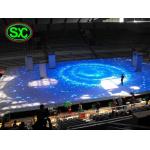 outdoor p10 Full Color Diy Light Up Dance Floor With Skidproof Floor Mask , Size Customized for sale