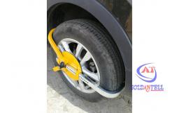 China Heavy Duty Steel Anti Theft Wheel Lock Fit 7 Inch Tyre supplier