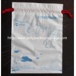 Lovely Recyclable Drawstring Plastic Bags For Children Toy / Books for sale