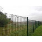 Corrosive Resistant Peach Post V Shaped 55*150mm Mesh 3D Fence Panel for sale