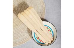 China 18Cm Disposable Biodegradable Bamboo Stuffing Spoon For Dumpling Wonton Stirring supplier