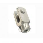 Construction Cable End Fittings Steel U Fork Rod Ends Clevis With Female Thread for sale
