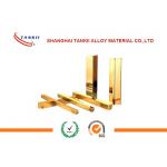 CuZn30 DIN 200mm Brass Threaded Rod 20mm Thickness