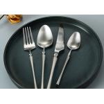 Silver Plated 24pcs Stainless Steel Eating Utensils For 6 for sale