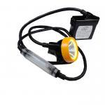 3.7V Underground Miners Cap Lamps 20000Lux Led Mining Cap Lighting For Mining With Blue Rear Light for sale
