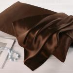 Woven 51×66cm 19 Momme Mulberry Silk Fabric Plain Dyed For Hotel for sale