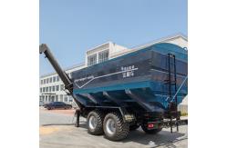 China Folding Arm Double Axle Grain Cart Agricultural Machinery For Handling Bulk Crops supplier
