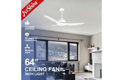 China Remote Control Plastic Ceiling Fan With Integrated 18 Watt LED Light supplier