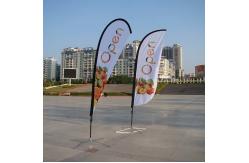 China Custom Double Sided Banners Cafe Barrier Banners For Outside supplier