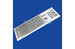 China Rugged Metal Industrial Keyboard With Trackball 103 Function Keys And Number Keypad supplier