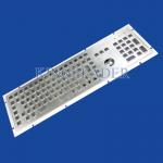 Industrial Kiosk Computer Metal Keyboard With Panel Mount Function Keys