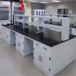 Durable School Island Bench Laboratory , Chemical Resistant Modular Lab Table