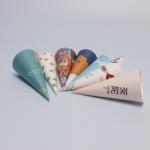 Disposable Cone Ice Cream Cups Custom Printed Packaging Paper Pack Sleeves for sale