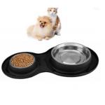 Stainless Steel 15.5*7cm Pet Food Feeder for sale
