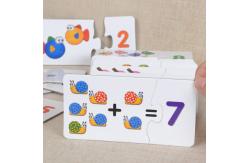 China Mathematics Custom Number Jigsaw Puzzles Double Printing Service OEM Design supplier