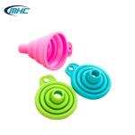 Mini Collapsible Silicone Kitchen Funnels Oil Liquid Reusable Customized Food Grade for sale