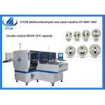 Max 1.2*0.5M PCB Board SMT Mounter Machine Middle High Speed 24 PCS Heads for sale