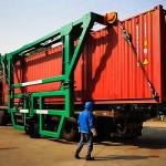Tonglida Carbon Steel Container Loading Machine With Single Flip Double Flip Feature for sale