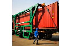 China Tonglida Carbon Steel Container Loading Machine With Single Flip Double Flip Feature supplier