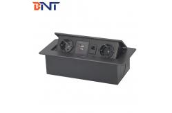 China Tabletop Pop Up Hidden Electrical Sockets With EU Standard Power Plug supplier