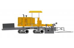 China High Pressure Slipform Machine For Rural Road And Shoulder Less Road supplier