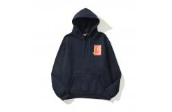 China Soft Organic Cotton Unisex Plain Hoodies Streetwear Puff Printing Embossed Knitted supplier