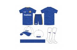 China Premium Fabrics Breathable Moisture Wicking Jerseys Customizable Team Football Jersey supplier
