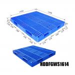 Euro customize heavy duty large double face grid plastic pallet with sides