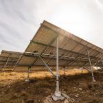 GQ-F Fixed Mounting System Mountain PV Mount Hot Dipped Galvanized And Al-Mg-Zn Plated for sale
