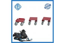 China Red 1500LBS Load Capacity Snow Mobile Cart 10cm Plate Heavy Duty Snowmobile Dolly supplier