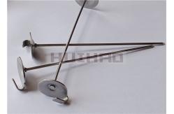 China 14 Gauge Stainless Steel Lacing Anchors Used To Secure Reusable Insulation Blankets supplier