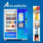 Snack and Drink Combo Advertisement Self Service QR Pay Vending Machine