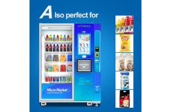 China Snack and Drink Combo Advertisement Self Service QR Pay Vending Machine supplier