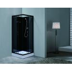 Stylish Shower Room With Matt Black And Tempered Glass For Durable And Customizable for sale