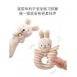 Cartoon Baby Plush Toys Hand Ringing 6 To 12 Months Velvet Stuffed Animals for sale