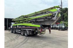 China Used Concrete Pump Trucks 59m with Remote Controller HBC and Stable Condition supplier
