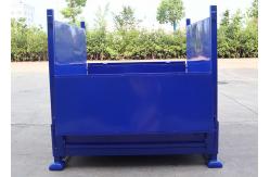 China Stackable Metal Steel Stillage Cage Container With Solid Side 1T-2T Load supplier
