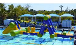 China inflatable water floating playground , water playground , water park playground , inflatable pool obstacle supplier