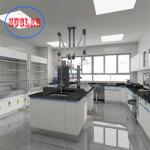 Laboratory Furnitures Chemistry Lab Bench With Epoxy Resin Sink Rectangular Customized for sale