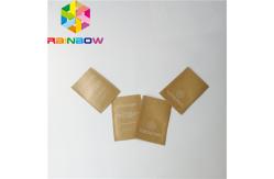 China Small Recycled Brown Kraft Paper Custom Printing Aluminum Foil Moisture Proof supplier