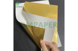 China 70gsm Metallic Paper For Beer Bottle Labels Silver Top White Back 765mm supplier