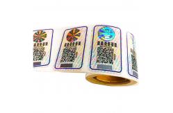 China Vinyl QR Code Hologram Tamper Evident Security Labels supplier