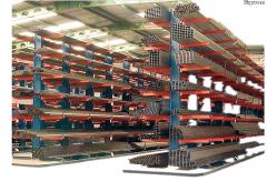 China Large Capacity Cantilever Lumber Rack , Industrial Cantilever Racks Stable supplier