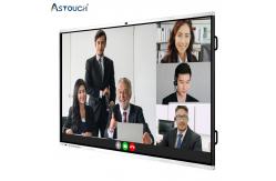 China 60Hz Smart Board Interactive Flat Panel Display Whiteboard 75 Inch Silver supplier